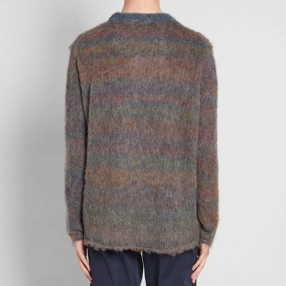 BNWT Acne Studios Nikos Mohair Sweater in Mineral Blue Large/ XL - Picture 6 of 13